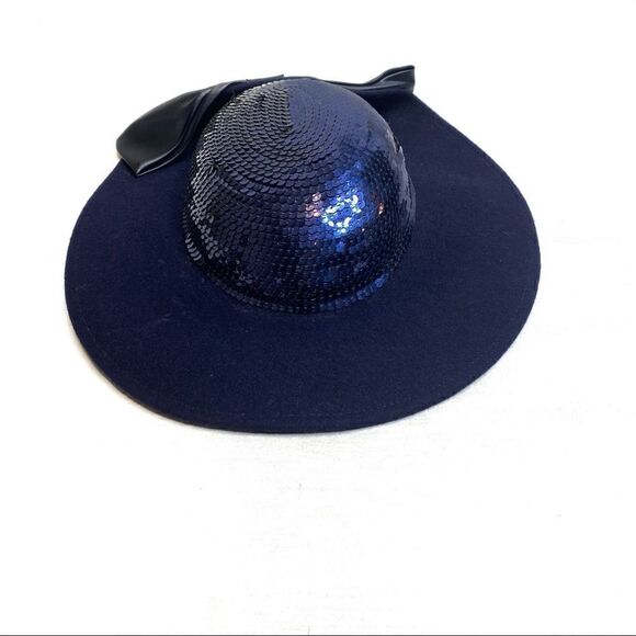 Lancaster vintage wool and sequin hat with back bow - Picture 2 of 13